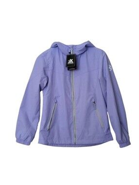 NWT ZeroXposur Girls' Pansy/Purple Windbreaker Jacket - Size 14/16